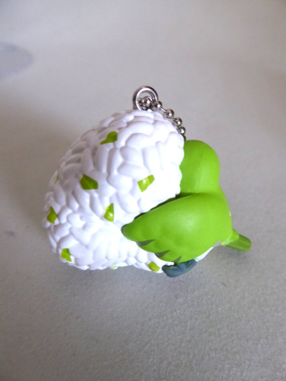 NEW JAPAN GACHAPON CAPSULE TOY GREEN BIRD ONIGIRI RICE BALL SERIES KEYCHAIN - Picture 6 of 16